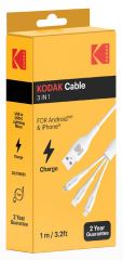 KODAK USB-3İN1 KABLO(1M)