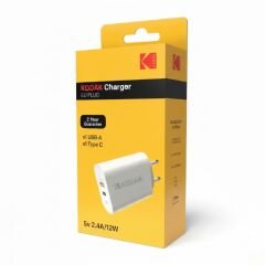 KODAK TYPE C-USB GİRİŞLİ ŞARJ BAŞLIK(12W)