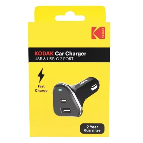 KODAK DUAL PORT ARAÇ ŞARJ CİHAZI