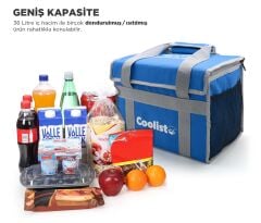 Coolist CL36B 36 Litre Katlanabilir Termos Bez Çanta / Buzluk