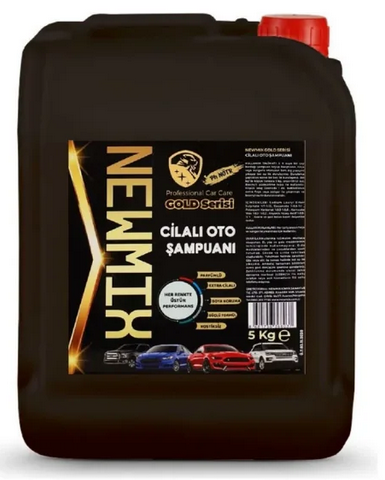 NEWMIX GOLD SERİSİ CİLALI OTO ŞAMPUAN 1/60 (5KG)
