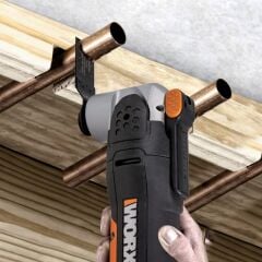 WORX WX696 20Volt 2.0Ah. Li-ion Profesyonel Çok Amaçlı Devir Ayarlı Şarjlı Kesme, Raspalama ve Zımpara