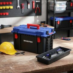 WORKPRO WP283031 38Lt 56x34x33cm Kilitli Profesyonel Takım Çantası
