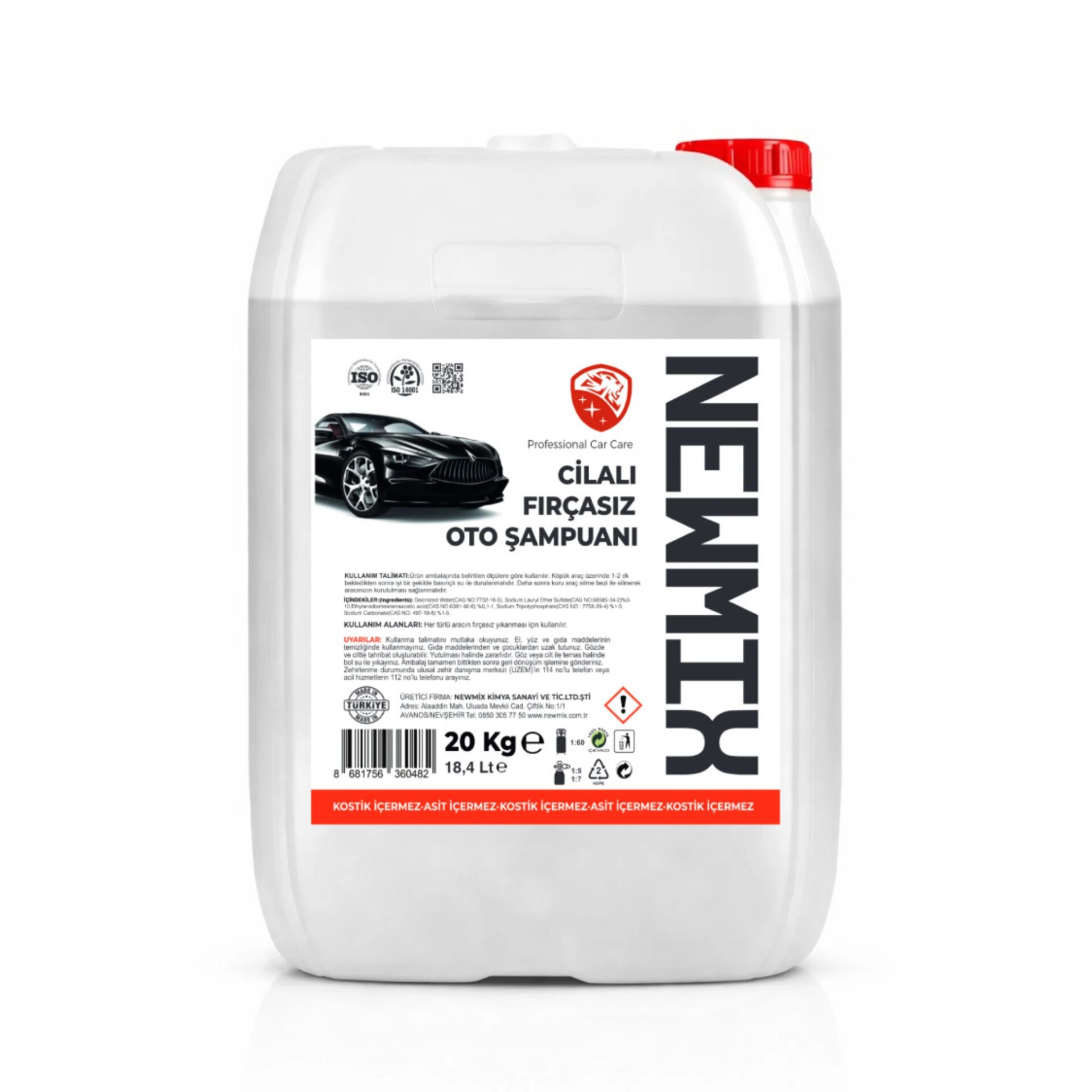 Nwm Cilalı Fırçasız Şampuan 1/60 J(20Kg)