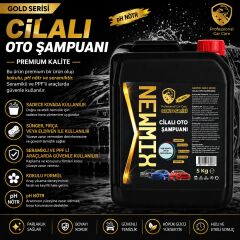 Nwm Gold Serisi Cilalı Oto Şampuan 1/60 (5Kg)