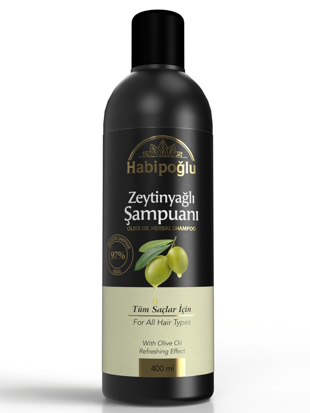 400 Ml Habipoğlu - Zeytinyağlı Şampuan