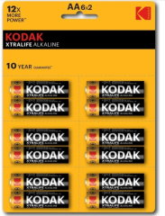 Kaaa-2/6 Kodak Xtralife 12 Adet Alkalin İnce Pil