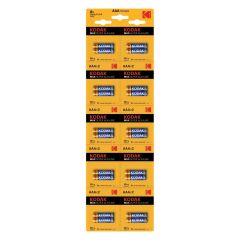 Kodak 20 Adet Max Super Alkalin İnce Pil - Aaa ( 2'Li Ayrılabilir )