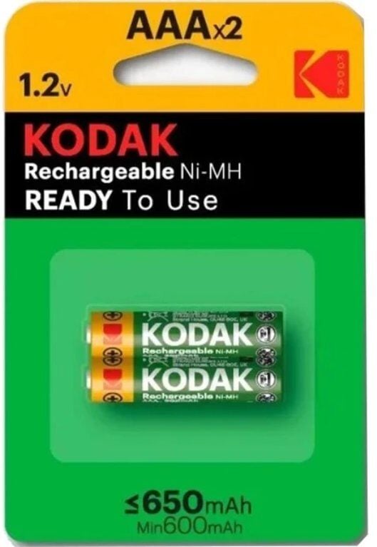 650M-Aaa-2 Kodak 2 Adet 650 Mah Ni-Mh İnce Pil