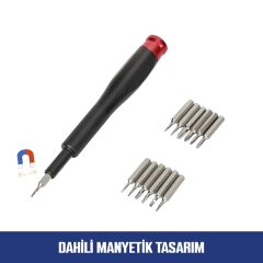 WORKPRO WP200541 32 Parça CR-V Hassas Elektronikçi/Telefoncu Profesyonel Onarım Seti