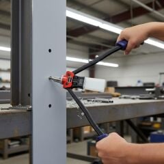 WORKPRO WP225001 5 IN 1 400mm Kollu Profesyonel Perçin Tabancası + 100 Adet Perçin