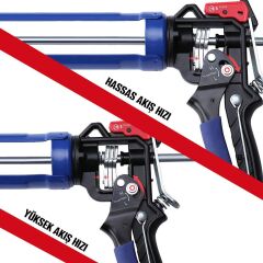 WORKPRO WP224001 230mm Ağır Hizmet Tipi Metal Silikon/Mastik Tabancası
