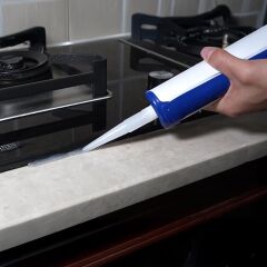 WORKPRO WP224001 230mm Ağır Hizmet Tipi Metal Silikon/Mastik Tabancası