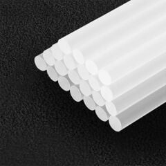 WORKPRO WP432001 7x100mm Sıcak Silikon Tabancası İçin 100 Adet Şeffaf Yedek Silikon/Mum