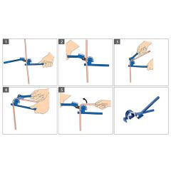 WORKPRO WP303004 6/8/10MM 180˚ Profesyonel Bakır Boru Bükme