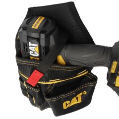 CAT DA980565 Şarjlı Matkap İçin Kemer Askılı Ağır Hizmet Bel Alet Çantası