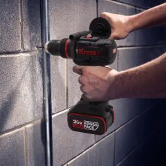 Kress KUC33.91 20Volt 95Nm Kömürsüz Profesyonel Şarjlı Darbeli Matkap (Akü Dahil Değildir)