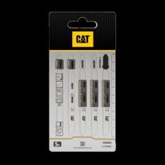 CAT DA06001 5 Parça Profesyonel Ahşap Hızlı/Kaba Kesim Dekupaj Testere Bıçağı, Ucu