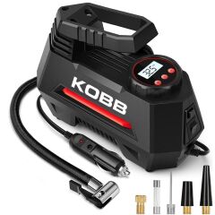 KOBB KB180 12Volt 150 PSI Ayarlanabilir Dijital Basınç Göstergeli Lastik Şişirme Pompası