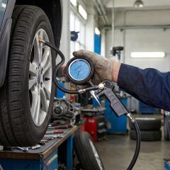 WORKPRO WP314063 16Bar Yağlı Basınç Göstergeli Profesyonel Havalı Lastik Şişirme Tabancası