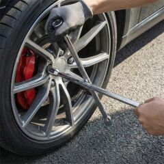 WORKPRO WP314006 17 19 21 1/2’’ Cr-V 400mm 4 Kollu Profesyonel Bijon Anahtarı