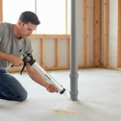 WORKPRO WP224006 590ml 6 Parça Alüminyum Profesyonel Sosis Tipi Silikon Tabancası