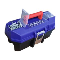 WORKPRO WP283021 13’’ Metal Kilitli Plastik Takım Çantası