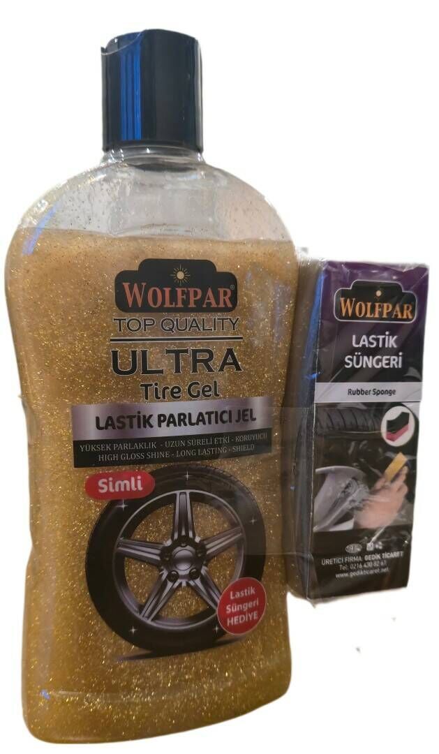 Wolfpar Lastik Parlatıcı Jel (Simli)