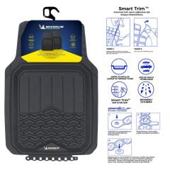 Michelin MC34594 Tüm Araçlara Uyumlu 2 Parça Üniversal 3D Havuzlu Oto Paspas