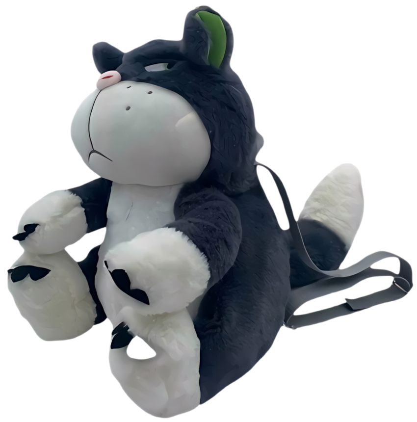 ASABİ SABRİ KIZGIN KEDİ 40 CM