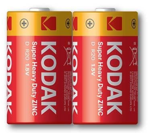 KDHZ-S2 KODAK 2 ADET ÇİNKO KARBON SHRİNK BÜYÜK PİL