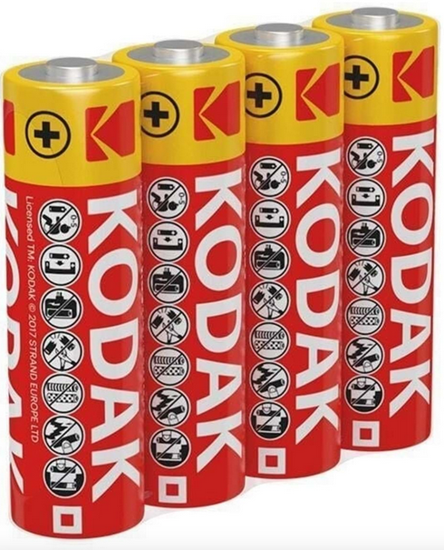 KAAHZ-S4 KODAK 4 ADET ÇİNKO KARBON SHRİNK KALEM PİL