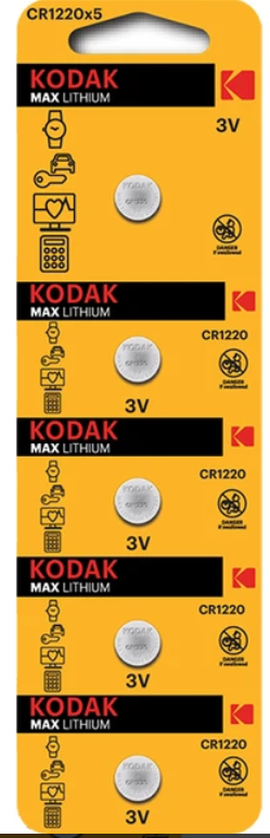 CR1220 KODAK 5 ADET LİTYUM PARA PİL