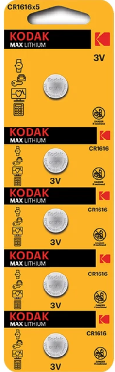 CR1616 KODAK 5 ADET LİTYUM PARA PİL