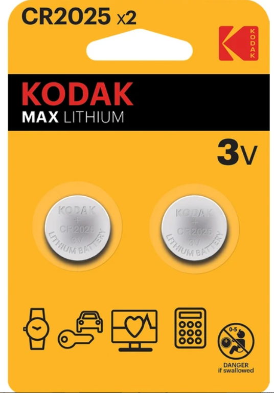 2CR2025 KODAK 2 ADET LİTYUM PARA PİL