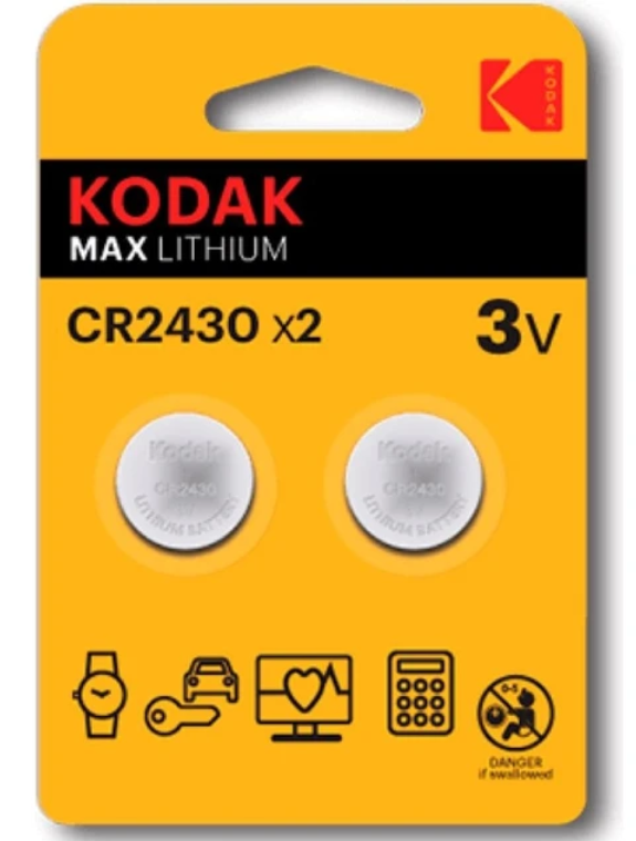 2CR2430 KODAK 2 ADET LİTYUM PARA PİL
