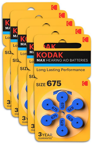 P675 KODAK 6 ADET P675 İŞİTME CİHAZI PİLİ