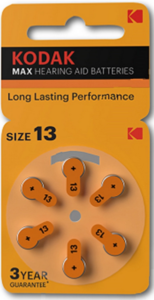 P13 KODAK 6 ADET P13 İŞİTME CİHAZI PİLİ