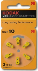 P10 KODAK 6 ADET P10 İŞİTME CİHAZI PİLİ