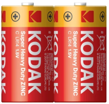 KCH-2 KODAK 2 ADET ÇİNKO KARBON BLİSTER ORTA PİL