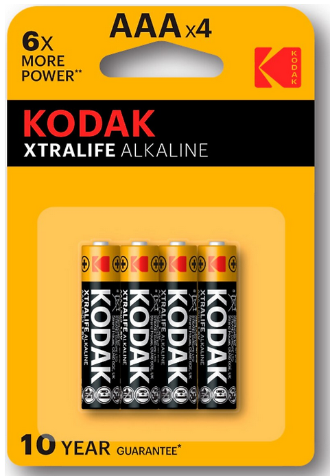 KAA-4+2 KODAK XTRALİFE 4+2 ADET ALKALİN KALEM PİL