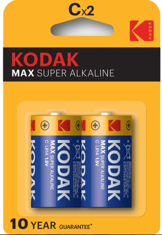 KC-2 KODAK MAX 2 ADET ALKALİN ORTA PİL