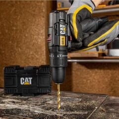 CAT DX15.1 12Volt/2.0Ah Li-ion Çift Akülü Profesyonel Şarjlı Darbeli Matkap