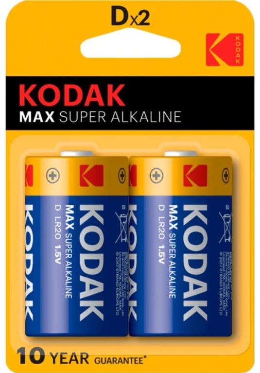 KD-2 KODAK MAX 2 ADET ALKALİN BÜYÜK PİL