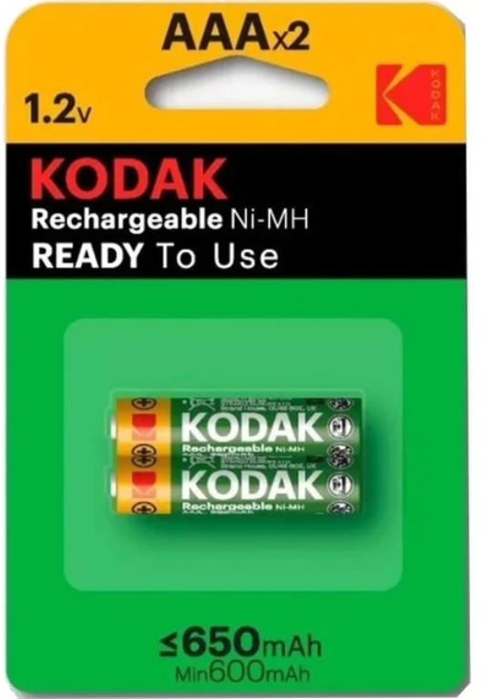 650M-AAA-2 KODAK 2 ADET 650 MAH Nİ-MH İNCE PİL
