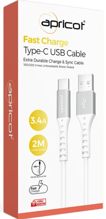 APC-A140T USB-TYPE-C  KABLO (1M 3.4A Ş+D KABLO)