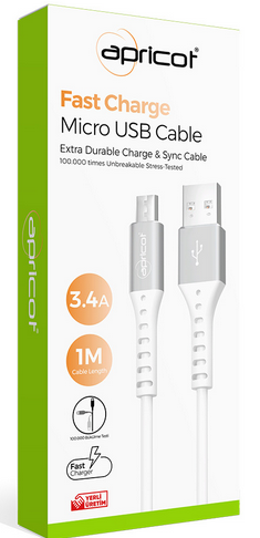 APC-A140M USB-MİKRO KABLO (1M 3.4A Ş+D KABLO)