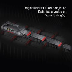 Lokithor LIPO 14.8Volt Li-Polimer 1500A Takviye Gücü APARTX ile Uyumlu Yedek Akü
