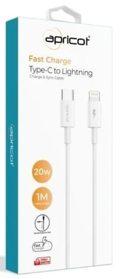 APC-PD15L TYPE-C TO LİGHTNİNG (1M 20W Ş+D KABLO)