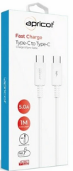 APC-A160T TYPE-C TO  TYPE-C (1M 5 AMP BEYAZ Ş+D KABLO)